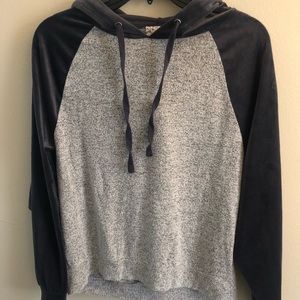 Woman’s Cute Pull Over Baseball Style Sweatshirt